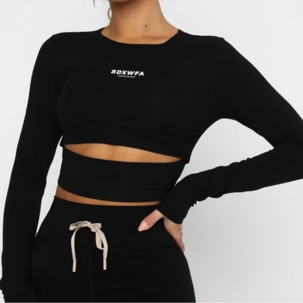 Sarah’s Day White Fox Boutique Crop Top